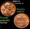 1962-d Lincoln Cent 1c Grades GEM+ Unc RD