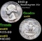 1942-p Washington Quarter 25c Grades GEM+ Unc