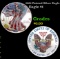 2001 Painted Silver Eagle Silver Eagle Dollar $1