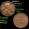1923-s Lincoln Cent 1c Grades vf++