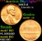 ***Auction Highlight*** 1962-d Lincoln Cent 1c Graded GEM++ RD By USCG (fc)