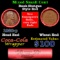 Mixed small cents 1c orig shotgun roll, 1928-p Lincoln Cent, Wheat Cent other end, Coca Cola Brandt