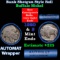 Buffalo Nickel Shotgun Roll in Old Bank Style 'Abbott Coin Counter AutoMat' Wrapper 1920 & D Mint En