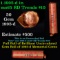 Shotgun Lincoln 1c roll, 1995-d 50 pcs Vintage Pennies Wrapper.
