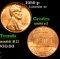 1959-p Lincoln Cent 1c Grades GEM+ Unc RD