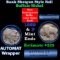 Buffalo Nickel Shotgun Roll in Old Bank Style 'Abbott Coin Counter AutoMat' Wrapper 1929 & p Mint En