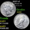 1927-d Peace Dollar $1 Grades Select Unc