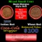 Mixed small cents 1c orig shotgun roll, Wheat Cent, 1905 Indian Cent other end, Coca Cola Brandt Wra