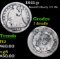 1841-p Seated Liberty Half Dime 1/2 10c Grades f details