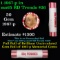 Shotgun Lincoln 1c roll, 1967-p 50 pcs Brandt 50c Wrapper.