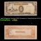 1943 Philippines (Japanese WWII Occupation) 5 Pesos Banknote P#?110 Grades vf+