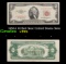 1953A $2 Red Seal United States Note Grades vf+