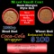 Mixed small cents 1c orig shotgun roll, 1929-p Lincoln Cent,Wheat Cent other end, Coca Cola Brandt W