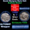 Buffalo Nickel Shotgun Roll in Old Bank Style 'Abbott Coin Counter AutoMat' Wrapper 1929 & p Mint En