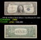 1957B $1 Blue Seal Silver Certificate Fr-1621 Grades vf+