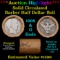 ***Auction Highlight*** Old 50c Roll $10 Halves Solid Barber Half dollar Roll with 1908 & O  Ends (f