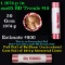 Shotgun Lincoln 1c roll, 1974-p 50 pcs Brandt 50c Wrapper.