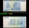 2007-2008 Zimbabwe 3rd Dollar (ZWR) 1 Million Dollars Banknote P# 77 Grades vf++