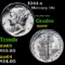 1944-s Mercury Dime 10c Grades Choice+ Unc