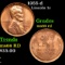 1955-d Lincoln Cent 1c Grades GEM+ Unc RD