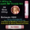 Shotgun Lincoln 1c roll, 1974-p 50 pcs Brandt 50c Wrapper.