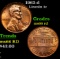 1962-d Lincoln Cent 1c Grades GEM+ Unc RD