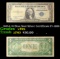 1935A $1 Blue Seal Silver Certificate Fr-1608 Grades vf+