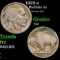 1923-s Buffalo Nickel 5c Grades f, fine