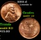 1955-d Lincoln Cent 1c Grades Gem+ Unc RD