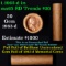Shotgun Lincoln 1c roll, 1963-d 50 pcs Brandt Wrapper.