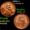 1955-s Lincoln Cent 1c Grades Gem+ Unc RD