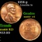 1958-p Lincoln Cent 1c Grades Gem+ Unc RD