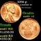 1956-p Lincoln Cent 1c Grades GEM++ RD
