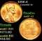 1956-d Lincoln Cent 1c Grades GEM++ Unc RD