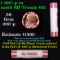 Shotgun Lincoln 1c roll, 1967-p 50 pcs Brandt 50c Wrapper.