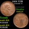 1909 VDB Lincoln Cent 1c Grades GEM Unc RB