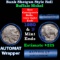 Buffalo Nickel Shotgun Roll in Old Bank Style 'Abbott Coin Counter AutoMat' Wrapper 1930 & p Mint En