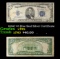 1934C $5 Blue Seal Silver Certificate Grades vf+