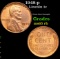 1948-p Lincoln Cent 1c Grades GEM Unc RB