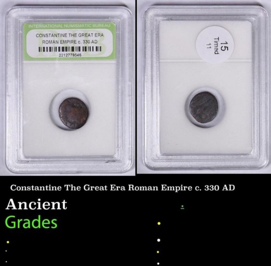Constantine The Great Era Roman Empire c. 330 AD Graded By ING