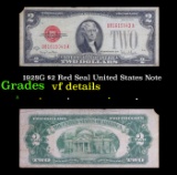 1928G $2 Red Seal United States Note Grades vf details