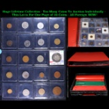 Huge Liifetime Collection - Too Many Coins To Auction Individually - This Lot is For One Page of 20