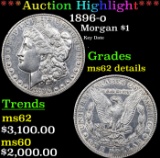 ***Auction Highlight*** 1896-o Morgan Dollar $1 Graded ms62 details By SEGS (fc)