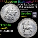 ***Auction Highlight*** 1900 Lafayette Lafayette Dollar $1 Graded ms65 By SEGS (fc)