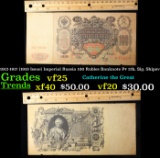 1912-1917 (1910 Issue) Imperial Russia 100 Rubles Banknote P# 13b, Sig. Shipov Grades vf+