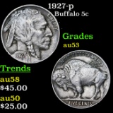1938-d Buffalo Nickel 5c Grades Select AU