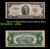 1953A $2 Red Seal United States Note Grades vf++