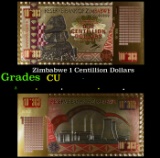 Zimbabwe 1 Centillion Dollars Grades CU