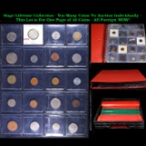 Huge Liifetime Collection - Too Many Coins To Auction Individually - This Lot is For One Page of 20
