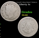 Group Of 7 Liberty Nickels 'V' Nickels 5c